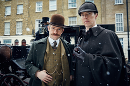 海外テレビドラマ『SHERLOCK/シャーロック 忌まわしき花嫁』ベネディクト・カンバーバッチ/マーティン・フリーマン