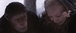 映画『猿の惑星：聖戦記（グレート・ウォー）』アンディ・サーキス／アミア・ミラー