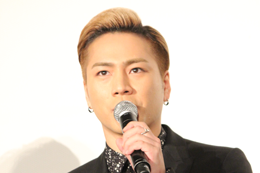 TVドラマ『HiGH＆LOW　～THE STORY OF S.W.O.R.D.～』第1話完成披露舞台挨拶、登坂広臣