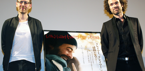 映画『パパは奮闘中！』来日トークイベント：ロマン・デュリス、ギヨーム・セネズ監督