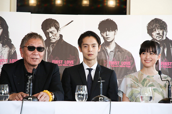 第72回カンヌ国際映画祭2019:映画『初恋』窪田正孝、小西桜子、三池崇史監督