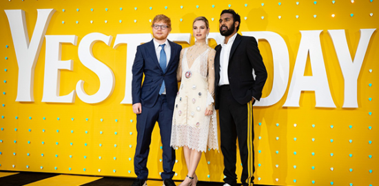 映画『イエスタデイ』プレミア、エド・シーラン、リリー・ジェームズ、ヒメーシュ・パテル