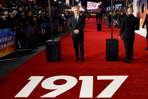 映画『1917 命をかけた伝令』ロイヤル・プレミア、サム・メンデス監督