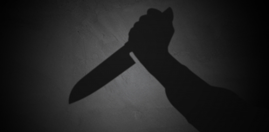 殺人イメージ写真AC（包丁）