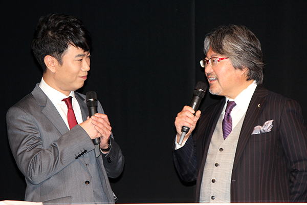 PARCO劇場お披露目＆オープニング・シリーズ記者会見：藤井隆、株式会社パルコ井上肇氏