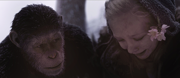 映画『猿の惑星：聖戦記（グレート・ウォー）』アンディ・サーキス／ジュディ・グリア