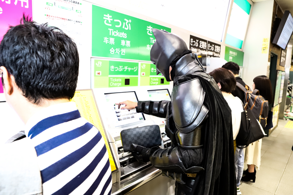 MOPIE PARK(ムーピー・パーク):時山さんコスプレ、バットマン(切符購入)