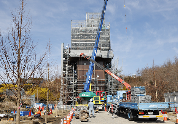 【ジブリパーク】青春の丘、建築現場