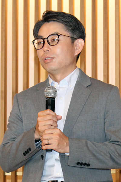 ＜THE TOKYO TOILETプロジェクト＞記者発表会：柳井康治（プロジェクトオーナー）