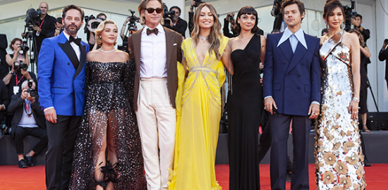 映画『ドント・ウォーリー・ダーリン』ワールドプレミア、フローレンス・ピュー／ハリー・スタイルズ／オリビア・ワイルド／ジェンマ・チャン／クリス・パイン