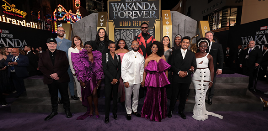 映画『ブラックパンサー／ワカンダ・フォーエバー』ワールドプレミア、レティーシャ・ライト、ダナイ・グリラ、アンジェラ・バセット、ルピタ・ニョンゴ、ドミニク・ソーン、ライアン・クーグラー監督