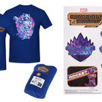 映画『ガーディアンズ・オブ・ギャラクシー：VOLUME 3』オリジナルグッズ 、Tシャツ(Mサイズ)＆ステッカー