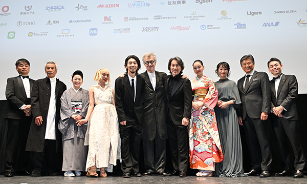 【第35回東京国際映画祭】映画『PERFECT DAYS』オープニング上映舞台挨拶、ヴィム・ヴェンダース監督、役所広司、柄本時生、中野有、アオイヤマダ、麻生祐未、石川さゆり、田中泯、三浦友和