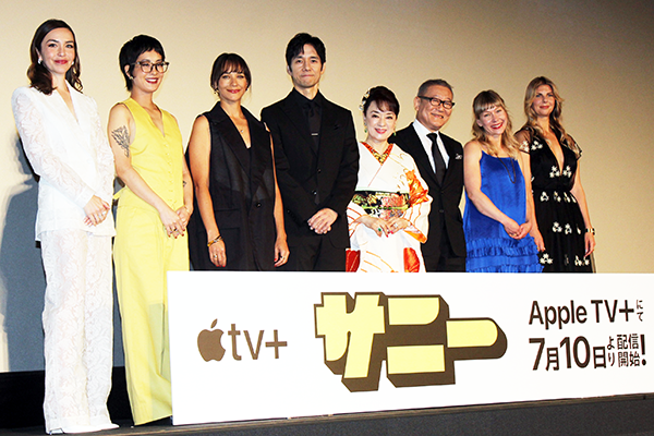 Apple TV+『サニー』来日舞台挨拶：ラシダ・ジョーンズ（主演・製作総指揮）、西島秀俊、ジョアンナ・ソトムラ、annie the clumsy、ジュディ・オング、國村隼、ケイティ・ロビンス（ショーランナー）、ルーシー・チェルニアク（製作総指揮・1〜4＆6話監督）