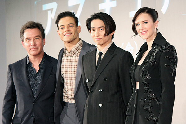 映画『アマチュア』来日ジャパンプレミア：ラミ・マレック、レイチェル・ブロズナハン、ジェームズ・ホーズ監督／三宅健（スペシャルゲスト）