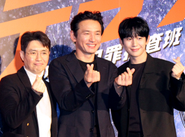 映画『ベテラン 凶悪犯罪捜査班』記者会見：ファン・ジョンミン、チョン・ヘイン、リュ・スンワン監督