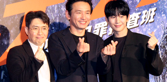 映画『ベテラン 凶悪犯罪捜査班』記者会見：ファン・ジョンミン、チョン・ヘイン、リュ・スンワン監督