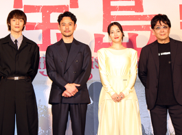 映画『宝島』完成報告会見、妻夫木聡、広瀬すず、窪田正孝、大友啓史監督