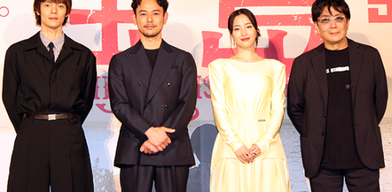 映画『宝島』完成報告会見、妻夫木聡、広瀬すず、窪田正孝、大友啓史監督