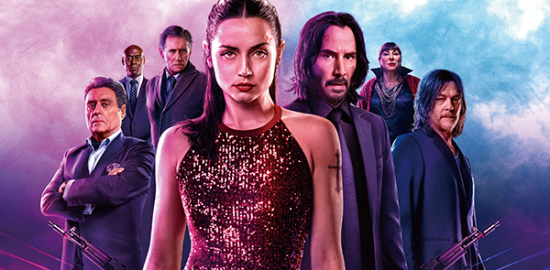 映画『バレリーナ：The World of John Wick』アナ・デ・アルマス／アンジェリカ・ヒューストン／ガブリエル・バーン／ノーマン・リーダス／イアン・マクシェーン／キアヌ・リーブス