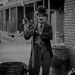 映画『チャップリン』チャーリー・チャップリン『キッド』の一場面