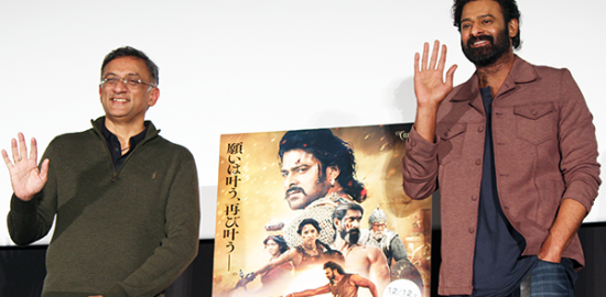 映画『バーフバリ エピック4K』来日舞台挨拶イベント、プラバース、ショーブ・ヤーララガッダ（プロデューサー）