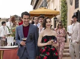 Netflixドラマ『エミリー、パリへ行く　シーズン5』リリー・コリンズ／エウジェニオ・フランチェスキーニ