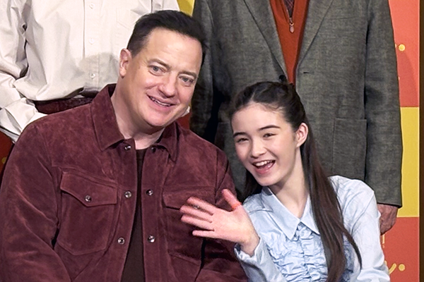 映画『レンタル・ファミリー』ヒット祈願&記者会見：ブレンダン・フレイザー、ゴーマン シャノン 眞陽