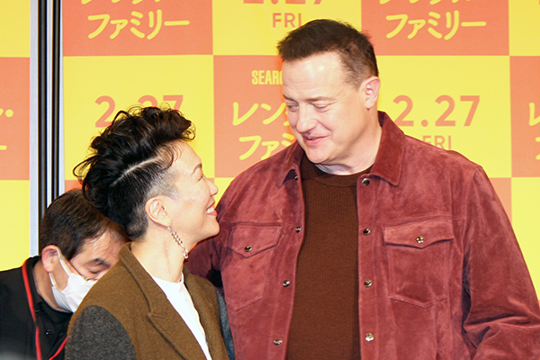 映画『レンタル・ファミリー』ヒット祈願&記者会見：HIKARI監督、ブレンダン・フレイザー