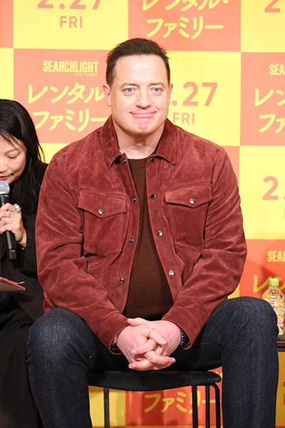 映画『レンタル・ファミリー』ヒット祈願&記者会見：ブレンダン・フレイザー
