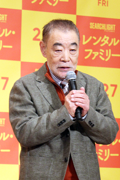 映画『レンタル・ファミリー』ヒット祈願&記者会見：柄本明