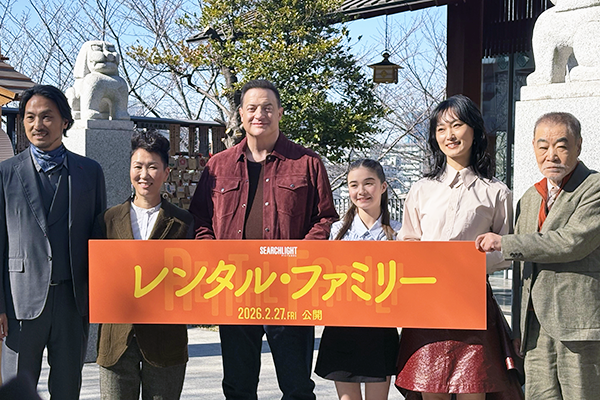 映画『レンタル・ファミリー』ヒット祈願&記者会見：HIKARI監督、ブレンダン・フレイザー、平岳大、山本真理、ゴーマン シャノン 眞陽、柄本明
