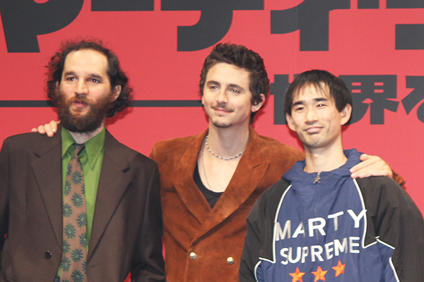 映画『マーティ・シュプリーム 世界をつかめ』ジャパンプレミアイベント、ティモシー・シャラメ、ジョシュ・サフディ監督、川口功人