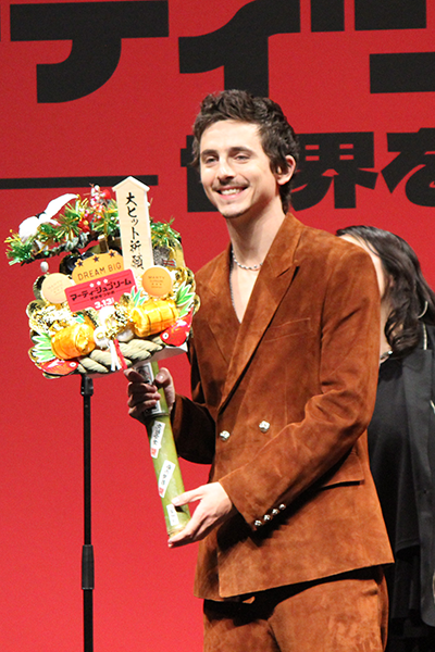 映画『マーティ・シュプリーム 世界をつかめ』ジャパンプレミアイベント、ティモシー・シャラメ