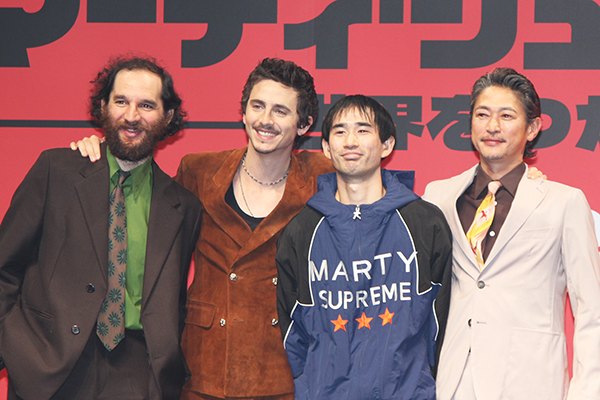 映画『マーティ・シュプリーム 世界をつかめ』ジャパンプレミアイベント、ティモシー・シャラメ、ジョシュ・サフディ監督、川口功人、窪塚洋介
