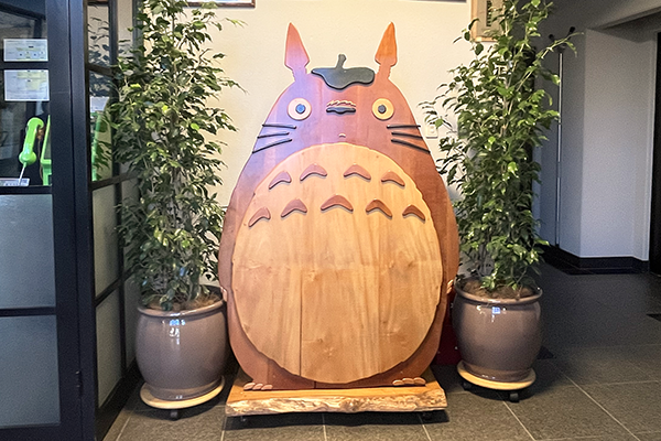 「宮﨑駿のパノラマボックス」メディア取材会、スタジオジブリ、ロビー