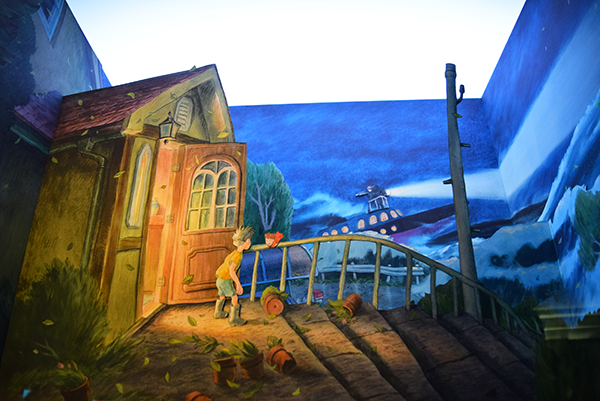 「宮﨑駿のパノラマボックス」メディア取材会、展示