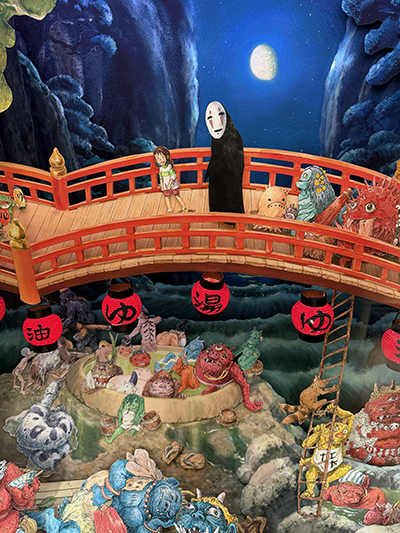 「宮﨑駿のパノラマボックス」千と千尋の神隠し／「鬼のふろ屋」