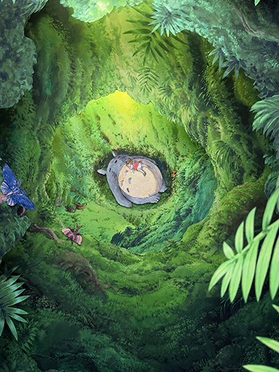 「宮﨑駿のパノラマボックス」となりのトトロ／「ねむいよー」