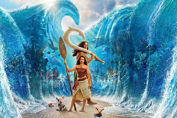 映画『モアナと伝説の海』キャサリン・ラガイア／ドウェイン・ジョンソン