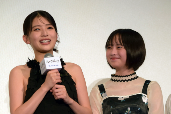 映画『ルックバック』(実写版)完成報告イベント:出口夏希、七瀬ふうり
