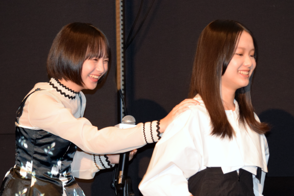 映画『ルックバック』(実写版)完成報告イベント:七瀬ふうり、岡田六花