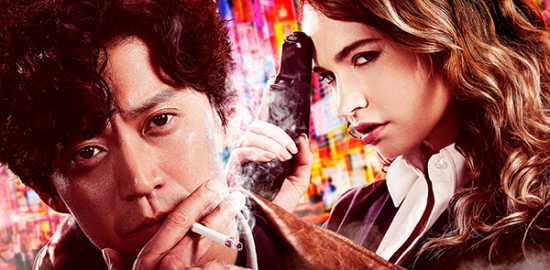 映画『バッド・ルーテナント：トウキョウ』小栗旬／リリー・ジェームズ